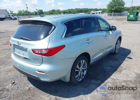 2014 Infiniti Qx60 z USA, uszkodzony, nr VIN 5N1CL0MMXEC510777